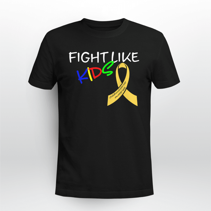 Childhood Cancer Classic T-shirt Fight Like Kids