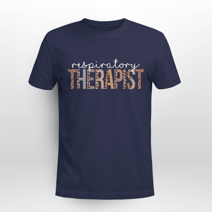 Respiratory Therapist Classic T-shirt Leopard