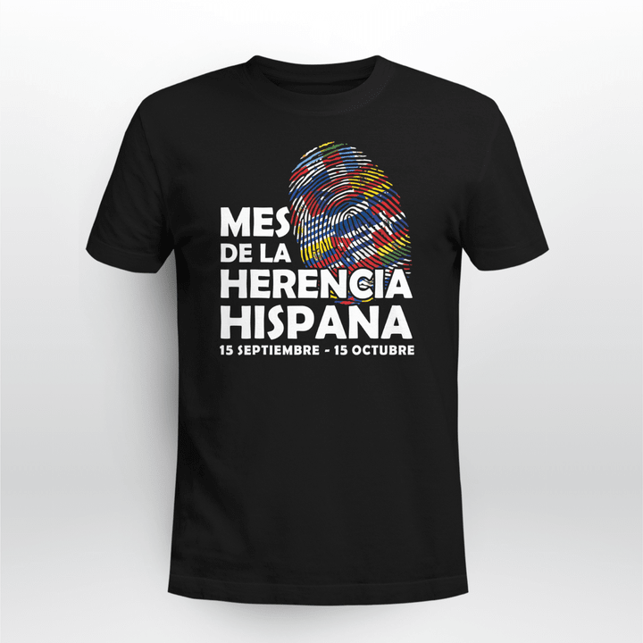 Hispanic Heritage Classic T-shirt Hispanic Heritage Handprint 2
