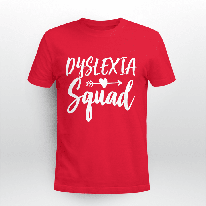 Dyslexia Classic T-shirt Squad
