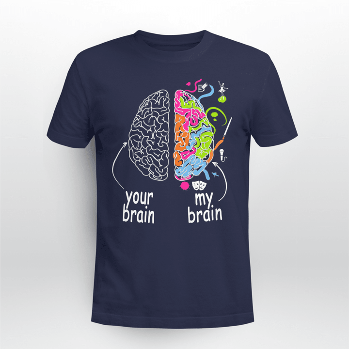 Dyslexia Classic T-shirt Brain