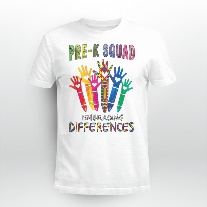 Autism T-shirt Pre-K Squad