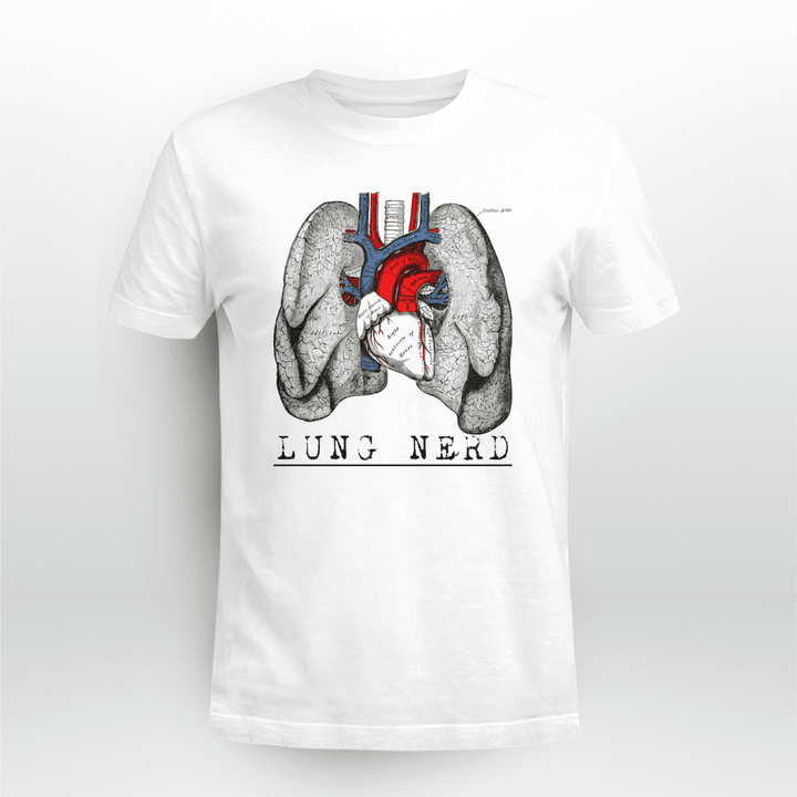 Respiratory Therapist Classic T-shirt Lung Nerd