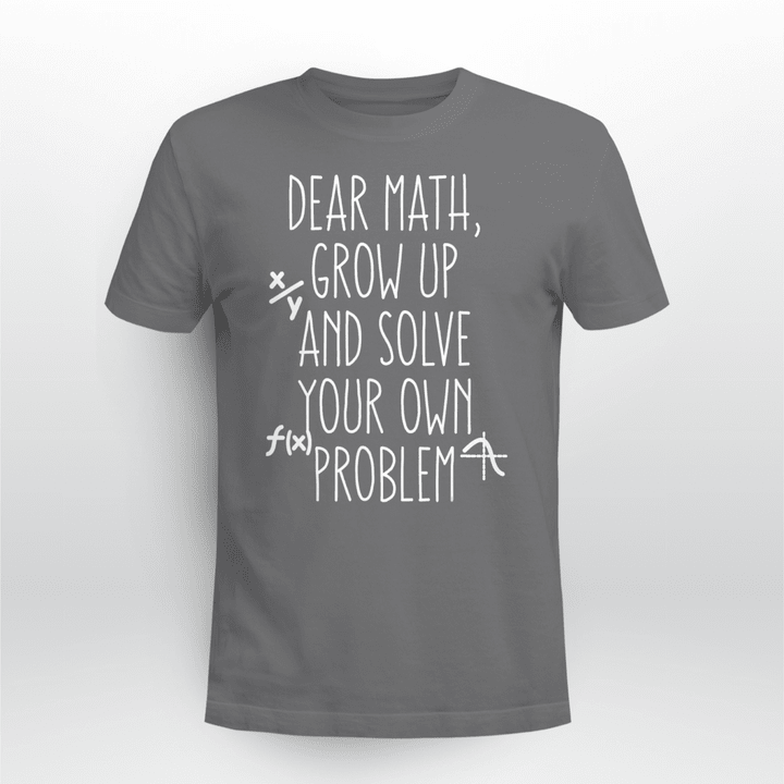 Math Teacher Classic T-shirt Graph Figures Math Equation