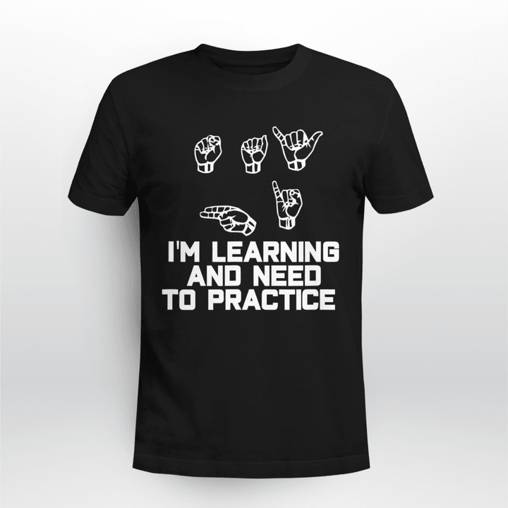 Sign language Classic T-shirt Say Hi