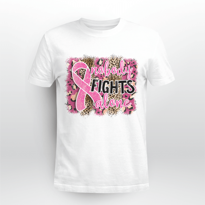 Breast Cancer Leopard Classic T-Shirt Nobody