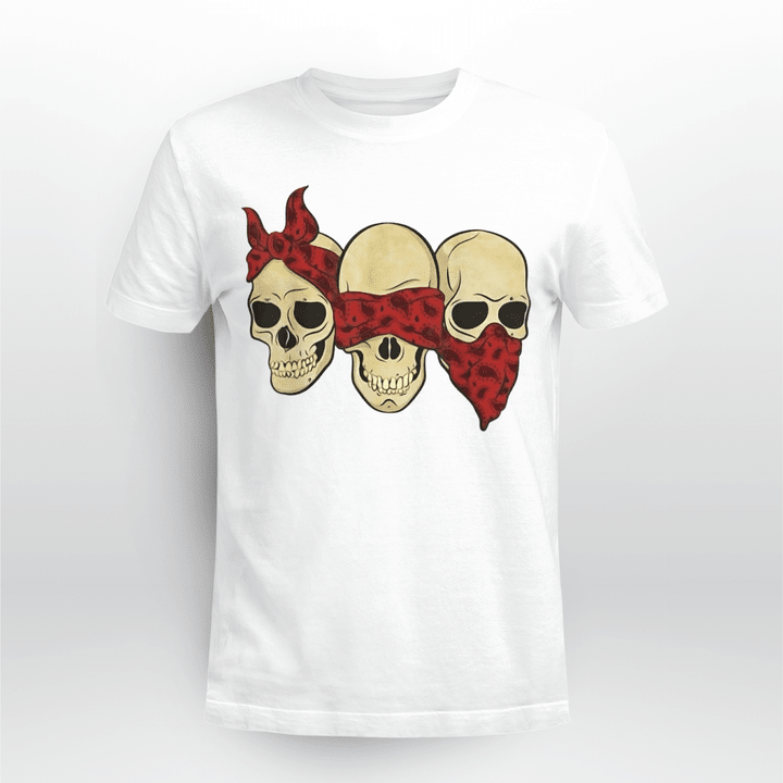 Skull Unisex T-shirt Halloween Skulls