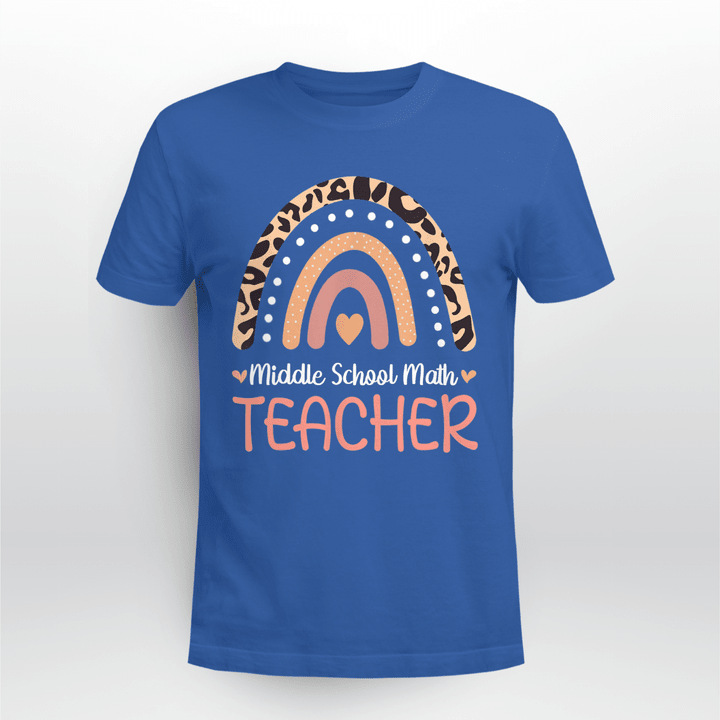 Math Teacher Classic T-shirt Middle School Math Teacher