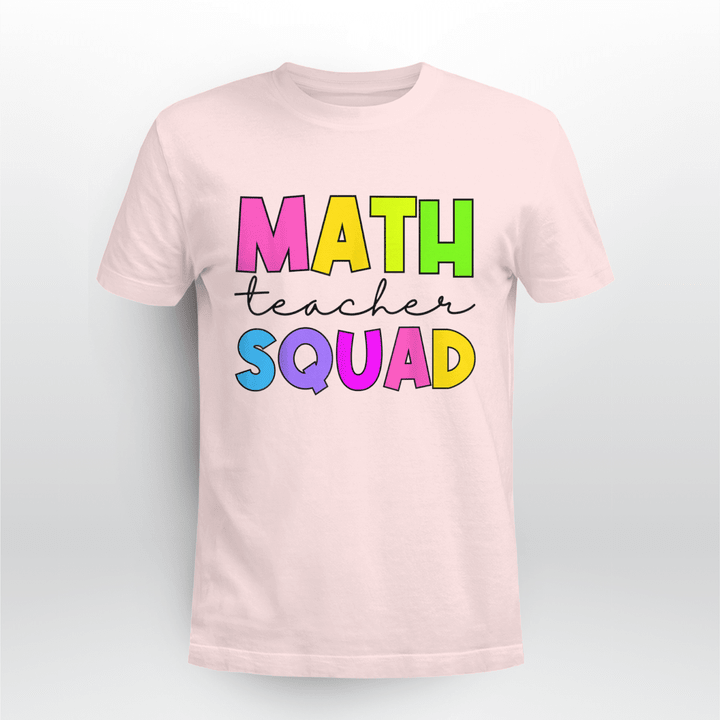Math Teacher Classic T-shirt Squad