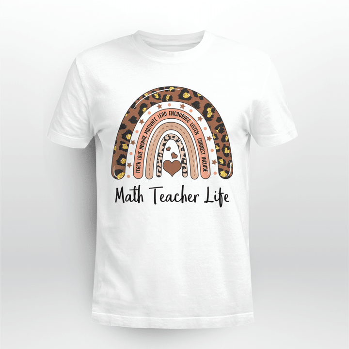 Math Teacher Classic T-shirt Math Teacher Life