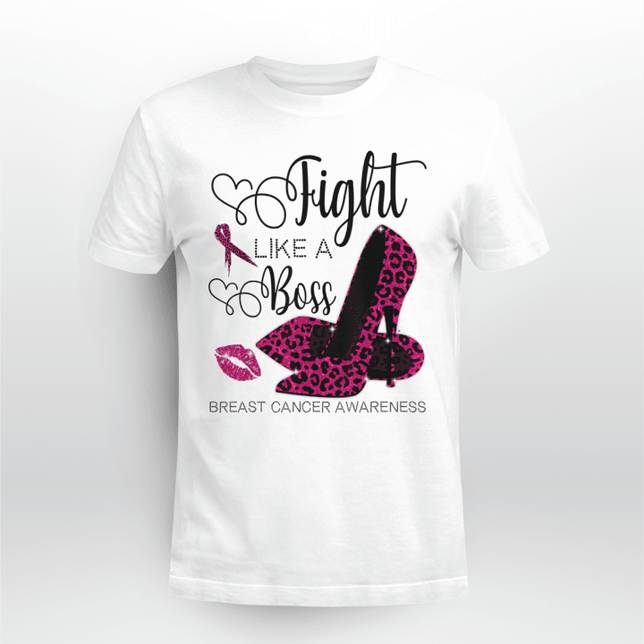 Breast Cancer Classic T-shirt Hight Heels