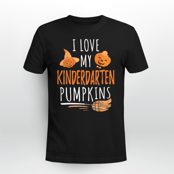 Kindergarten Classic T-shirt I Love My Pumpkins