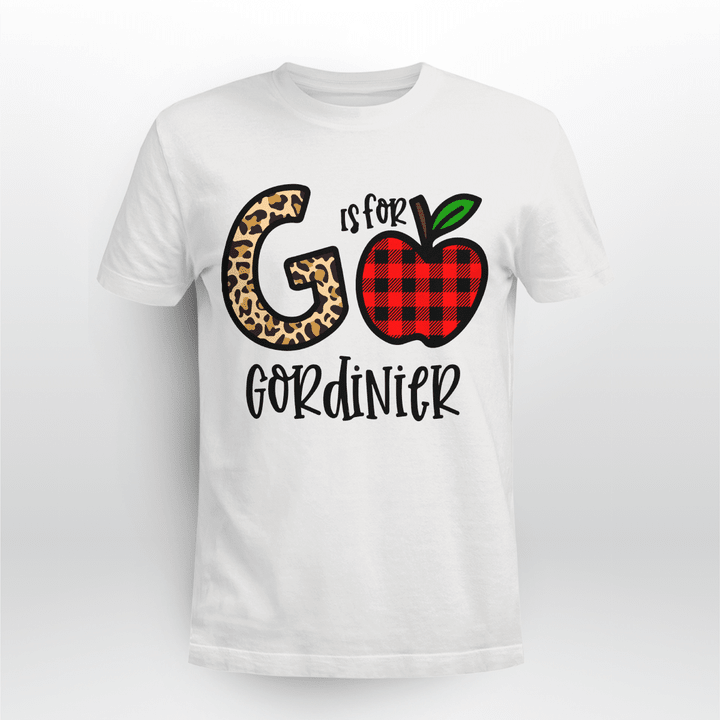 Gordinier Classic T-shirt Plaid Apple