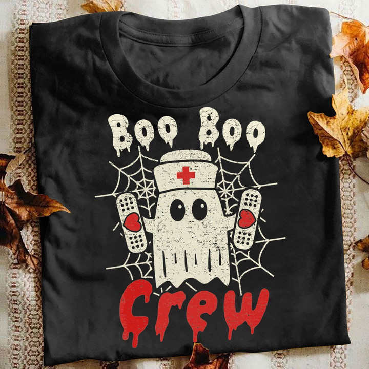 Nurse T-shirt Cutie Boo Crew