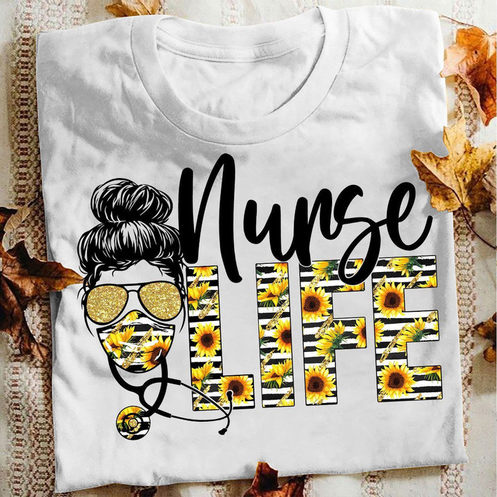 Nurse T-shirt Sunshine Nurse Life