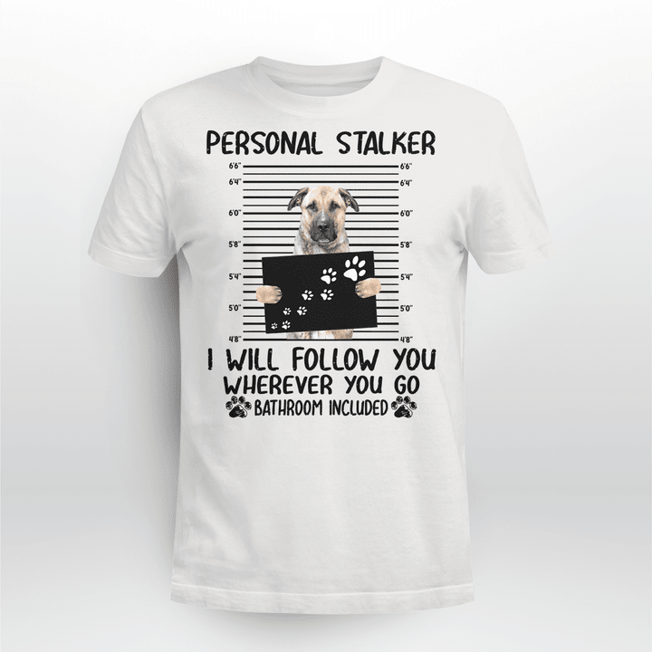 German Sherpei Dog Classic T-shirt Personal Stalker Follow You