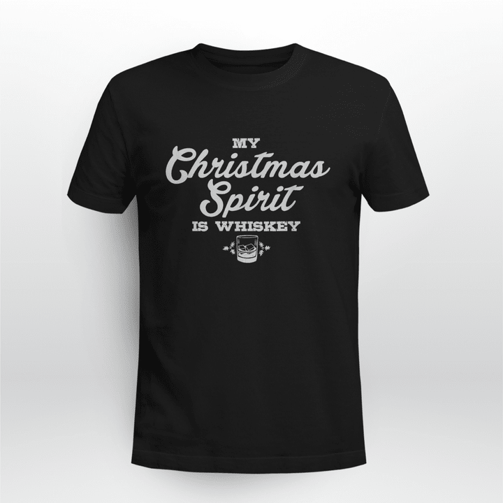 Christmas Classic T-shirt Funny Christmas Drinking Whiskey Liquor Drinker Saying