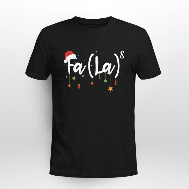 Christmas Classic T-shirt FA (LA)8 Santa Fa La Math