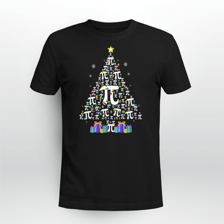 Math Teacher Christmas Classic T-shirt Pi Tree