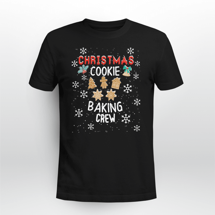 Baking Classic T-Shirt Christmas Cookie Baking Crew V3