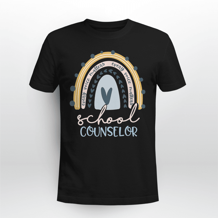Counselor Classic T-shirt School Counselor Every Voice Matters