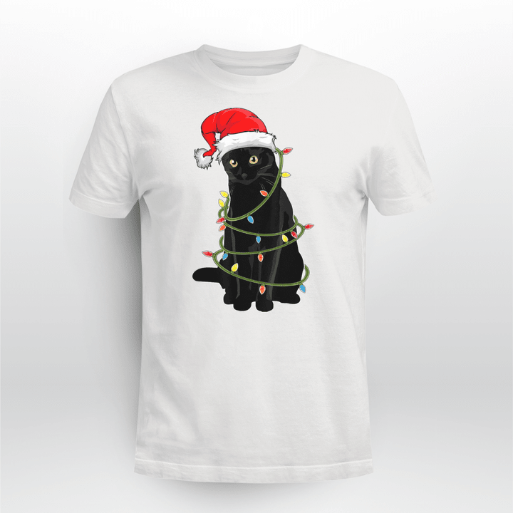 Cat Christmas Classic T-shirt Cutie