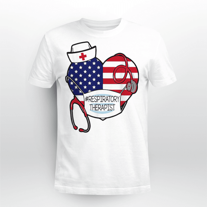 Respiratory Therapist Classic T-shirt American Heart