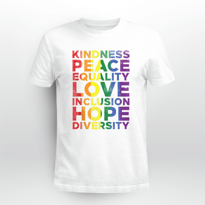 LGBT T-shirt Kindness Peace