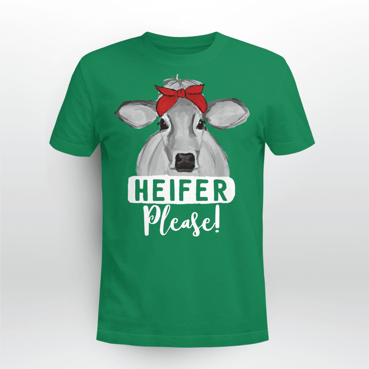Cow Classic T-shirt Farm Cow Shirt Heifer Please!