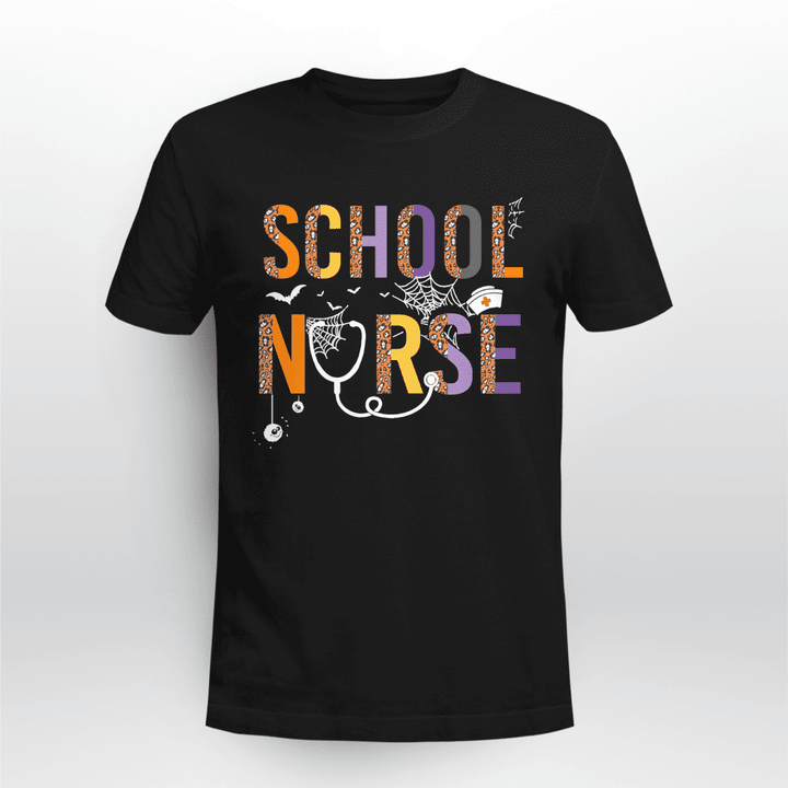 School Nurse Classic T-shirt Halloween Vibes