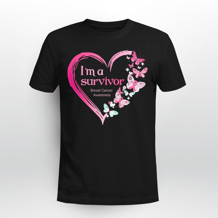 Breast Cancer Awareness T-shirt I'm A Survivor