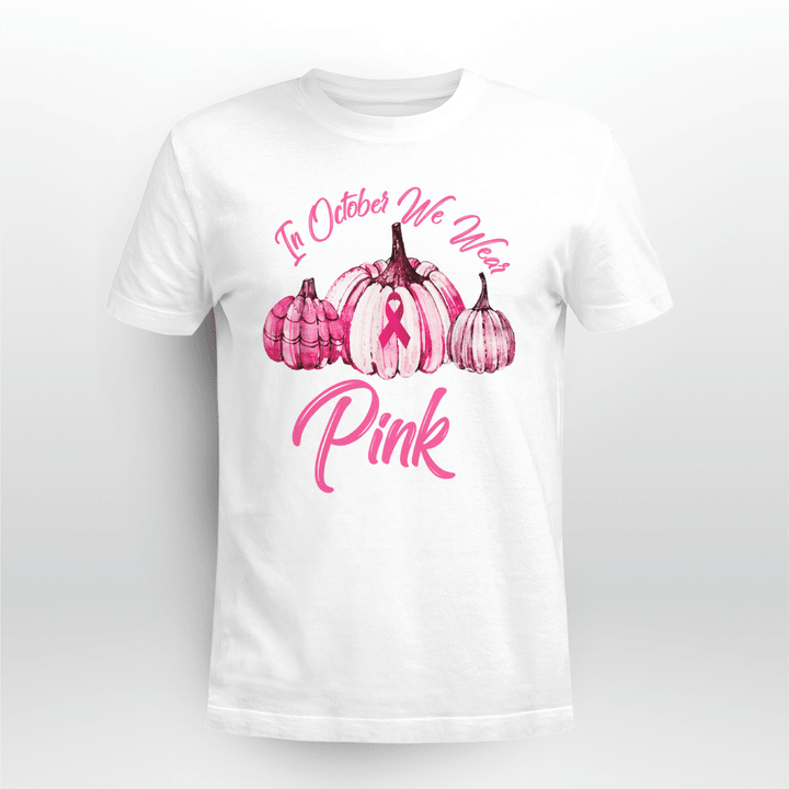 BC Pumpkin Classic T-shirt In October We Wear Pink