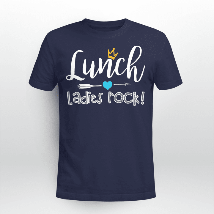 Lunch Lady Classic T-shirt Lunch Ladies Rock