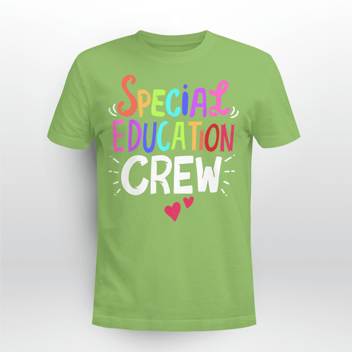 Teacher SPED T-shirt SPED Teacher Special Education Crew T-Shirt