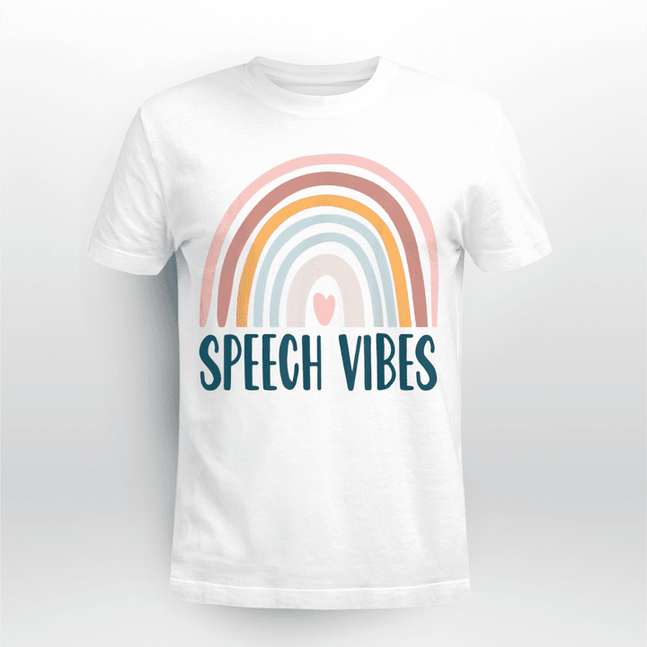 Speech Language Pathologist SLP T-shirt Speech Vibes