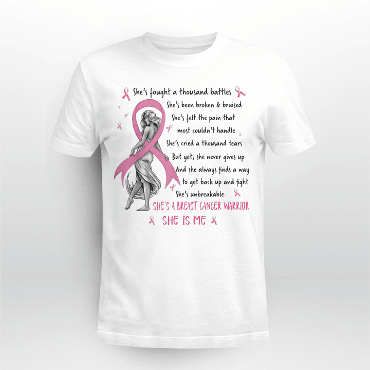 Breast Cancer Classic T-shirt A Warrior