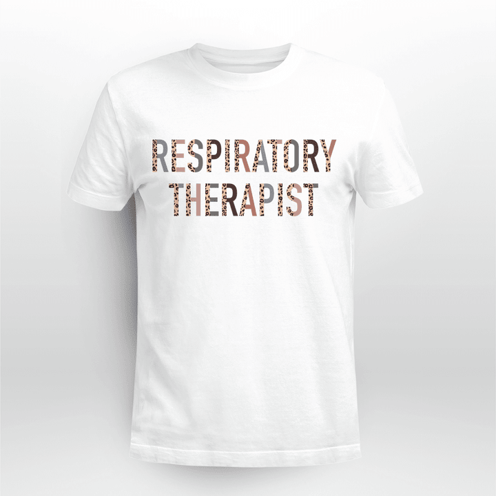 Respiratory Therapist Classic T-shirt Leopard