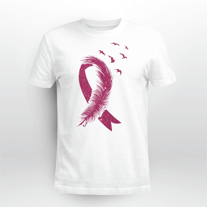 Breast Cancer Classic T-shirt Pink Ribbon Hopeful