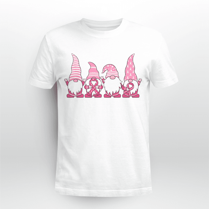 Breast Cancer Awareness Unisex T-shirt Hope Gnomes