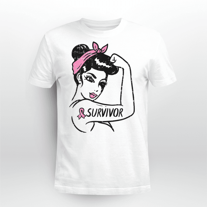 BC T-shirt Survivor Rosie Riveter