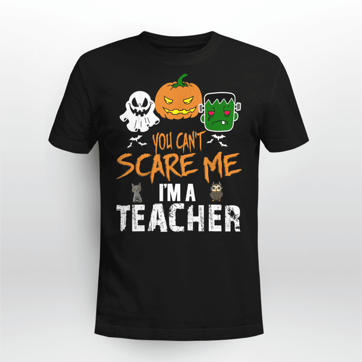 Halloween Teacher T Shirt Scare Me