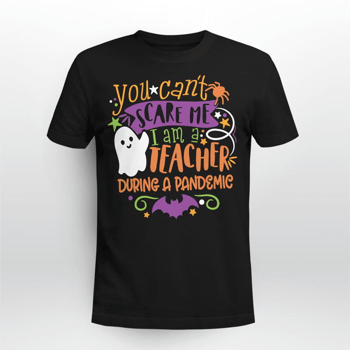 Halloween Teacher T Shirt During Pandemic