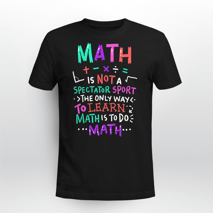 Math Teacher Classic T-shirt Mathematical Symbol