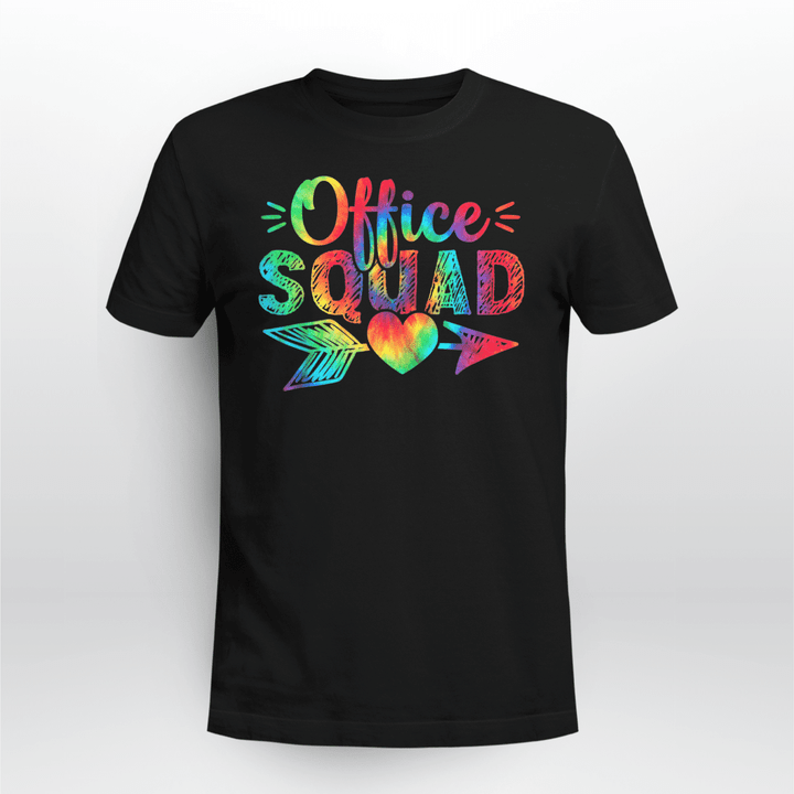 School Office Classic T-shirt Tie Dye Office Squad