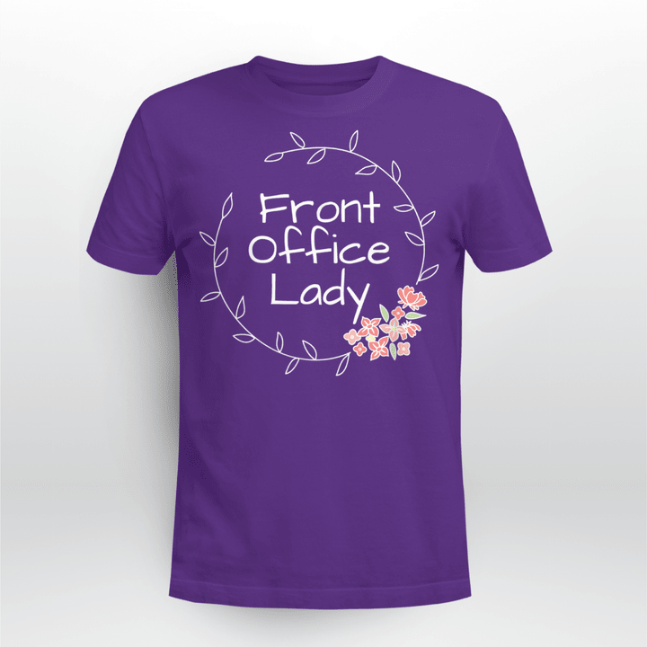 School Office Classic T-shirt Front Office Lady