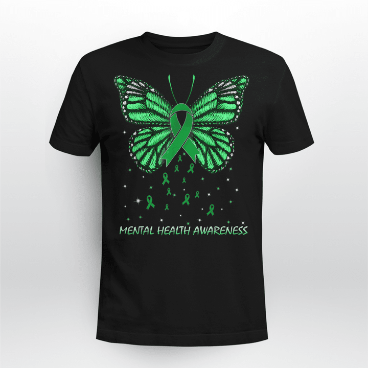 Mental Health T-shirt Mental Health Awareness Butterfly