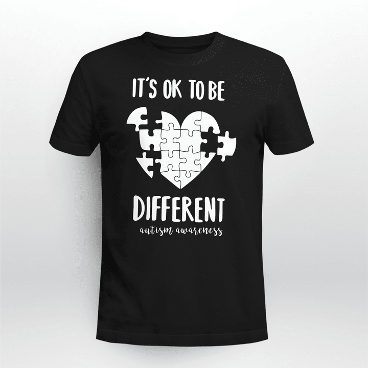 Autism T-shirt It's Ok To Be Different