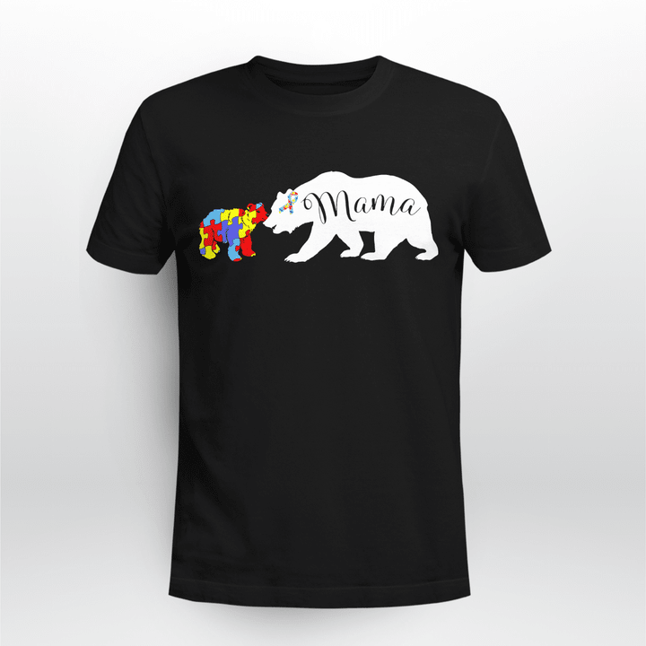Autism T-shirt Mama Bear