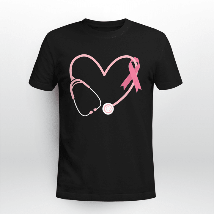 Breast Cancer Awareness Unisex T-shirt For Nurse Doctor