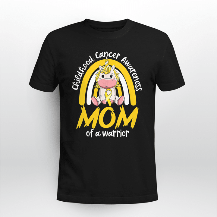 Childhood Cancer T-shirt Mom Of A Warrior